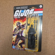 Hasbro GI Joe Snake Eyes Retro Action Figure Brand New Card