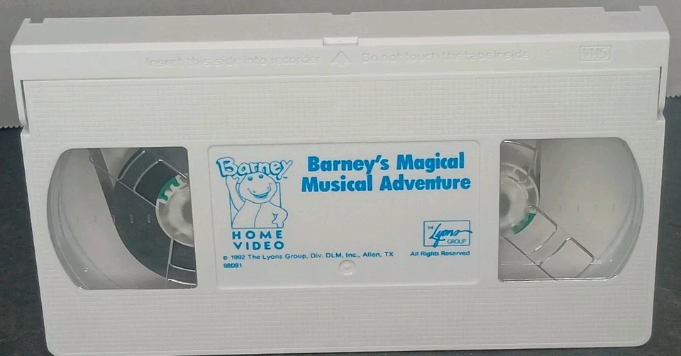 Barney & Friends Magical Musical Adventure VHS 1992 Video Tape Kids Songs Rare Foto 4 de 4