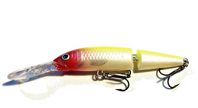 Rapala Jointed Down Deep Husky Jerk Wobbler, Jerkbait, 8 cm, Suspending