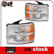 Headlights Assembly For 2007-2013 2014 Chevy Silverado 1500 2500hd 3500hd Pair Headlights Assembly For 2007-2013 2014 Chevy Silverado 1500 2500hd 3500hd Pair