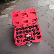 22pc BMW Wheel Locking Nut Key Removal Tool Anti-Theft Lock Lug Nut Socket Screw