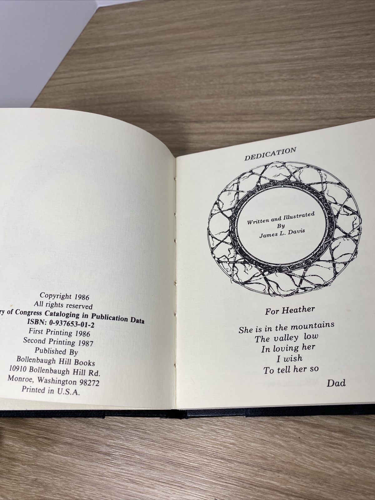 The Trilogy of James L Davis 1986 Three Book Set Hardcovers Signed In Box