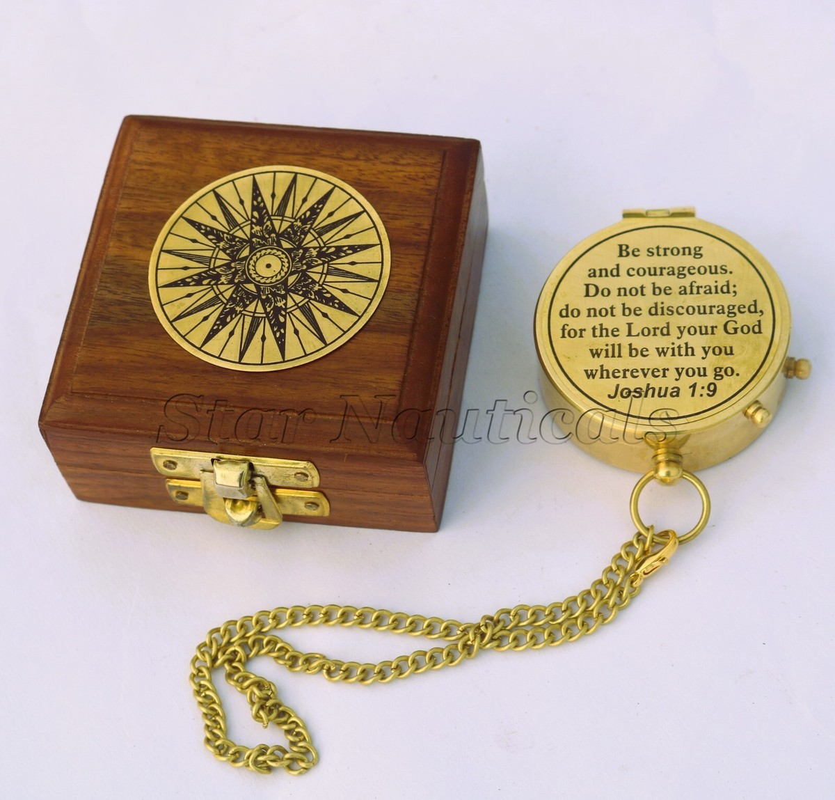 Mariner Cross Anchor Pendant L Nautical Treasure Jewelry Gold 18K / 34mm (Medium) by Nautical Treasure Jewelry, image size:1200x1149