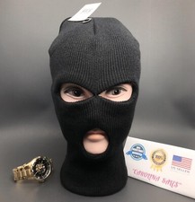 3 Hole Full Face Ski Mask Winter Cap, Balaclava, Outdoor Beanie, Tactical Hat