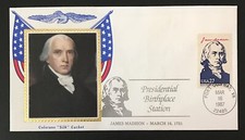 U.S. President James Madison Birthplace cancel Colorano 