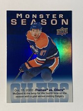 2023-24 UD Monster Season CONNOR McDAVID Edmonton Oilers Card# MS-2