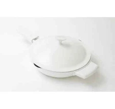Curtis Stone Dura-Pan Nonstick Cast Aluminum All Day Pan New From Factory White
