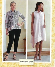 Misses Sewing Pattern Shirt +Shirt Dress Butterick R10806 New Uncut  Sizes 6-14 