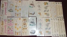 Lot Creative Memories Studio Stickers strips WEDDING Flowers Candles Church  NEW