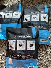 FACE MASK 30 PACK Face covering BELLA CANVAS BLACK 10 pack X3