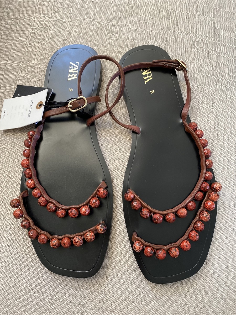 【ZARA】レザー ミュールエスパドリーユ 2737/520/131 ZARA】レザー ミュールエスパドリーユ 2737/520/131 (ZARA/靴