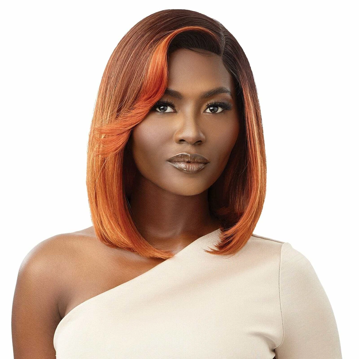 Brown lace top front wig ebay
