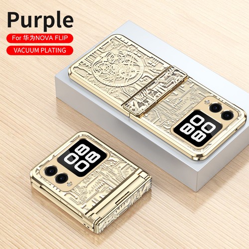 For Huawei nova Flip, Luxury New Style Clear Plating Hybrid Shell Case Cover - Picture 11 of 19