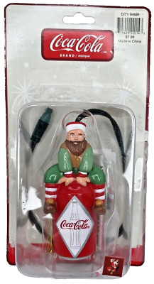 Cavanagh Coca Cola Illuminated Ornament Collection Santa Claus Christmas 94681