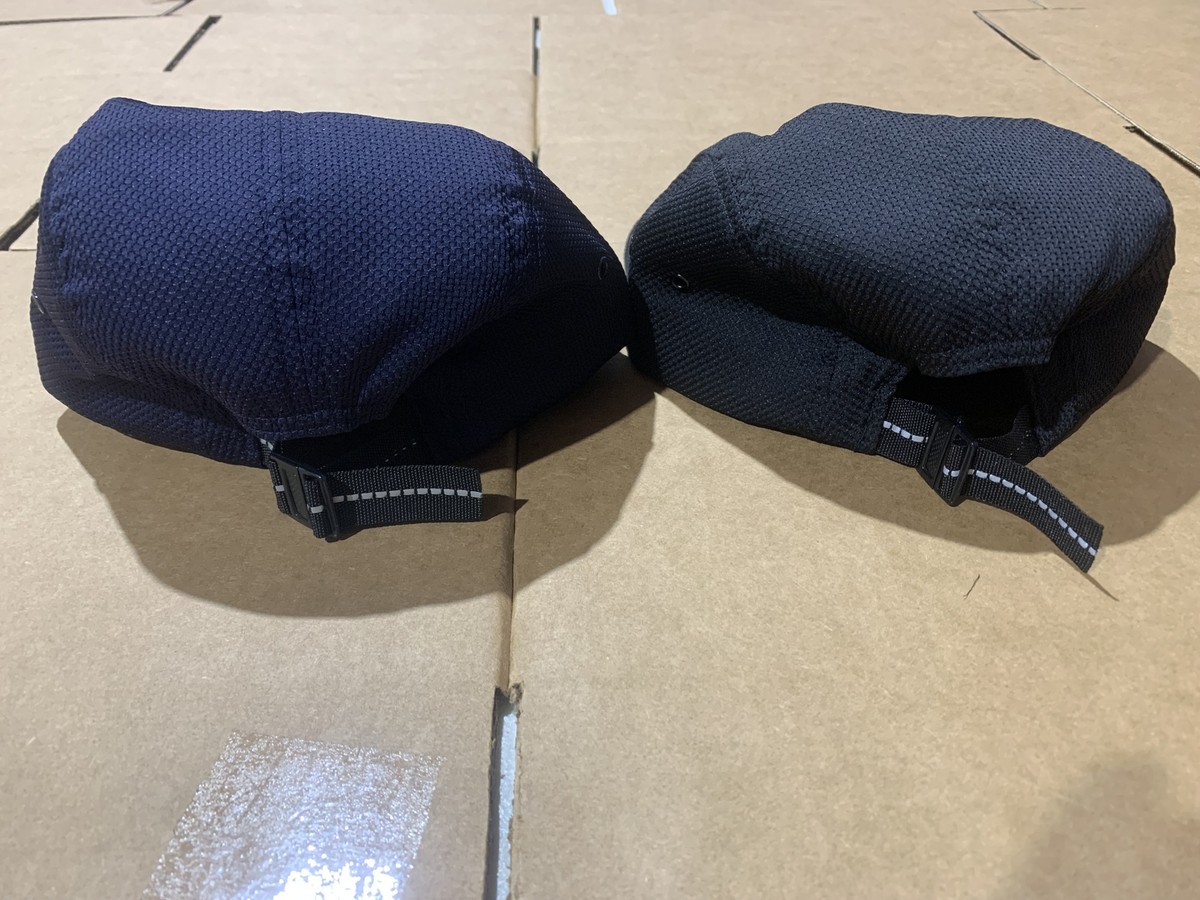 Supreme Nylon Pique Camp Cap Black Navy S/S 18 | eBay