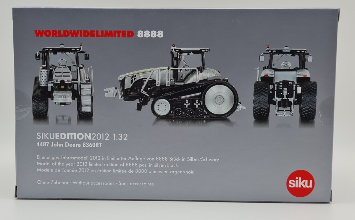 SIKU 1/32 4487 John Deere 8360RT 限定品 SIKU 4487 John Deere 8360 RT Silver Edition 1 32 online