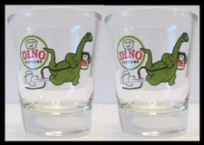 Set of 2 Sinclair Dino 1½ Shot Glass