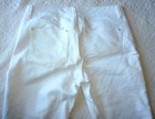 White House Black Market BEAUTIFUL PANTS TROUSERS WOMEN BLANC 2R Slim Leg — photo 9
