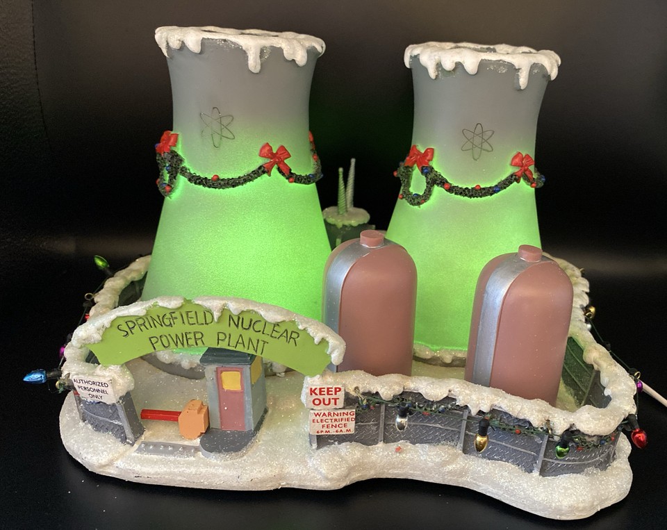 Hawthorne Village Simpsons Christmas Springfield NUCLEAR POWER PLANT