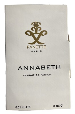 Fanette Annabeth 0.01 oz 3 ml Extrait De Parfum Spray Mini/Travel Sample Womens
