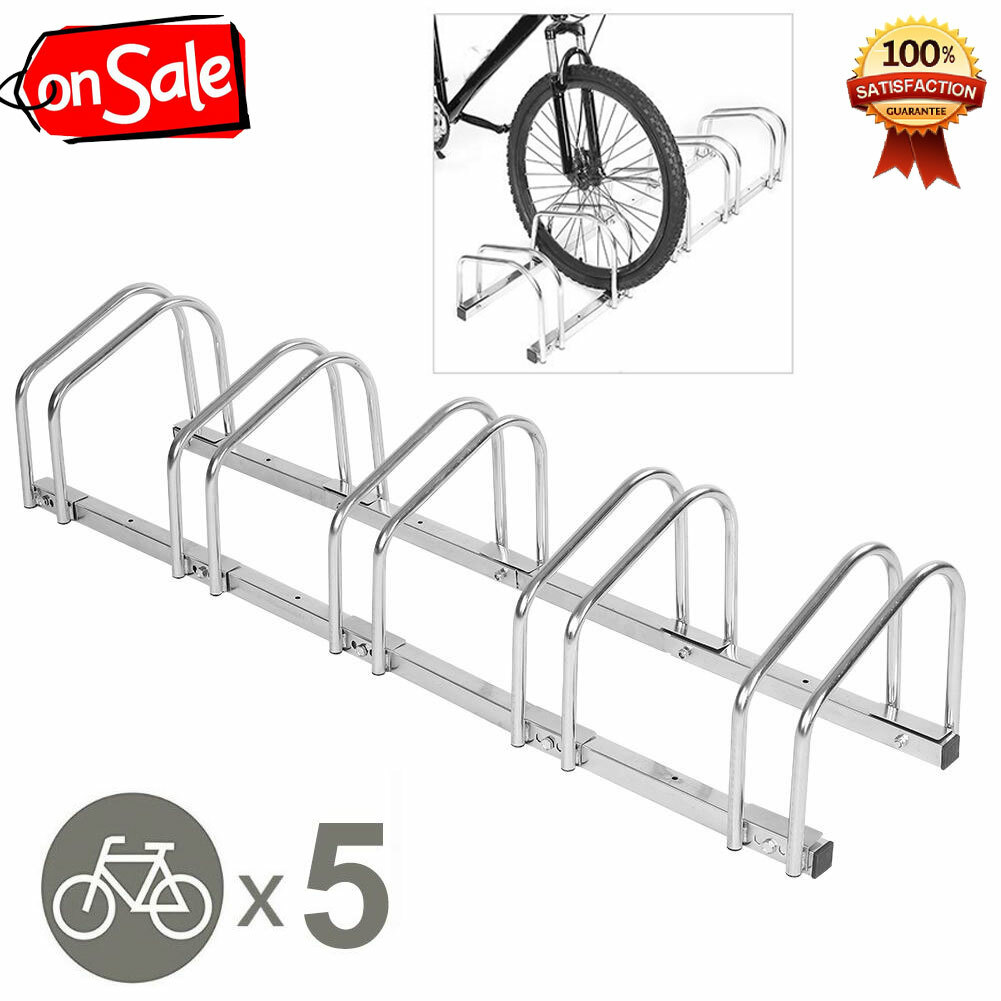 2 bike bicycle floor rack stand