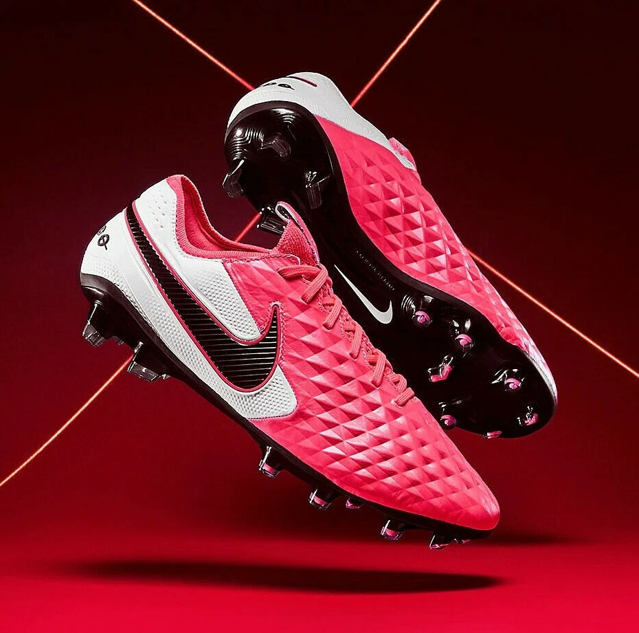 New Nike Tiempo Legend 8 Elite FG Soccer Cleats Leather ACC Sz 4 Red-Black-White