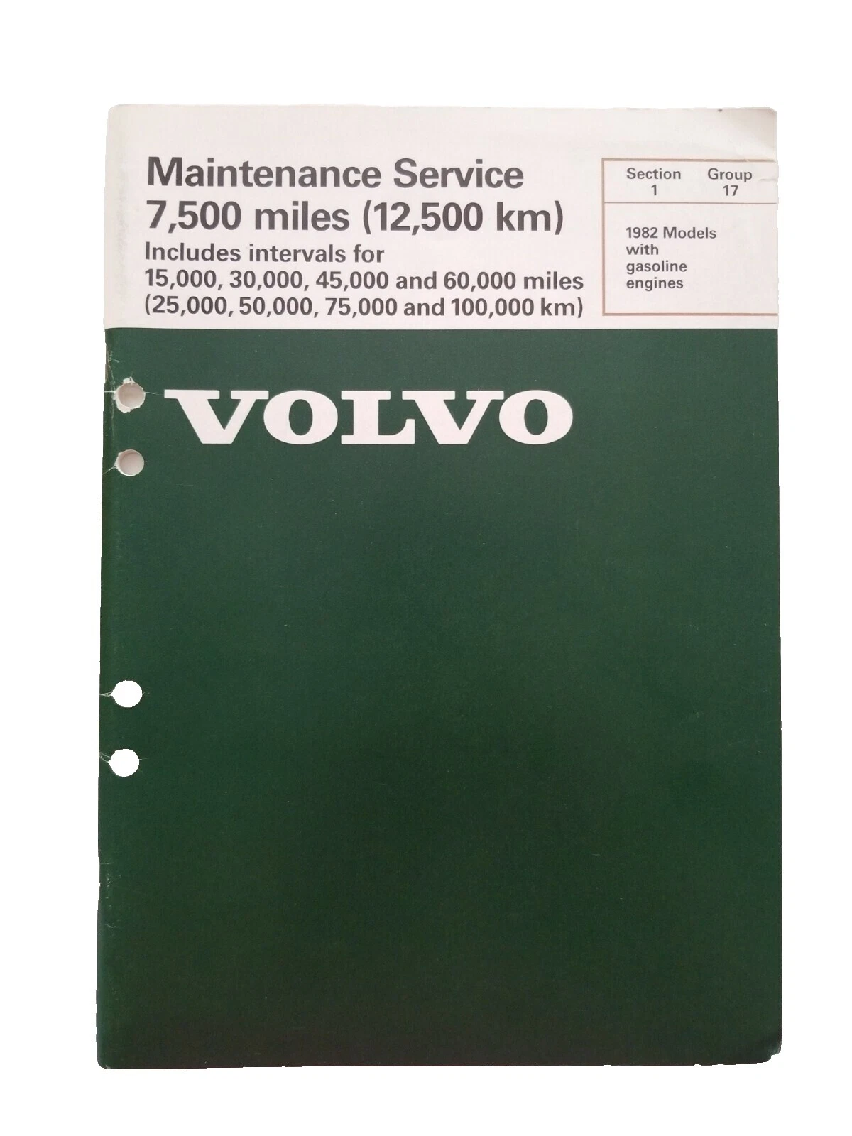 Volvo Vehicle Repair Manuals & Literature