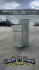 AMERICAN RANGE NATURAL GAS FRYER MODEL AF 35/50