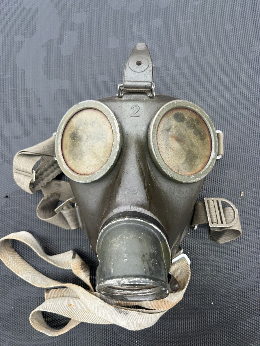 WW2 WWII Orginal German gas mask 1940y. | eBay