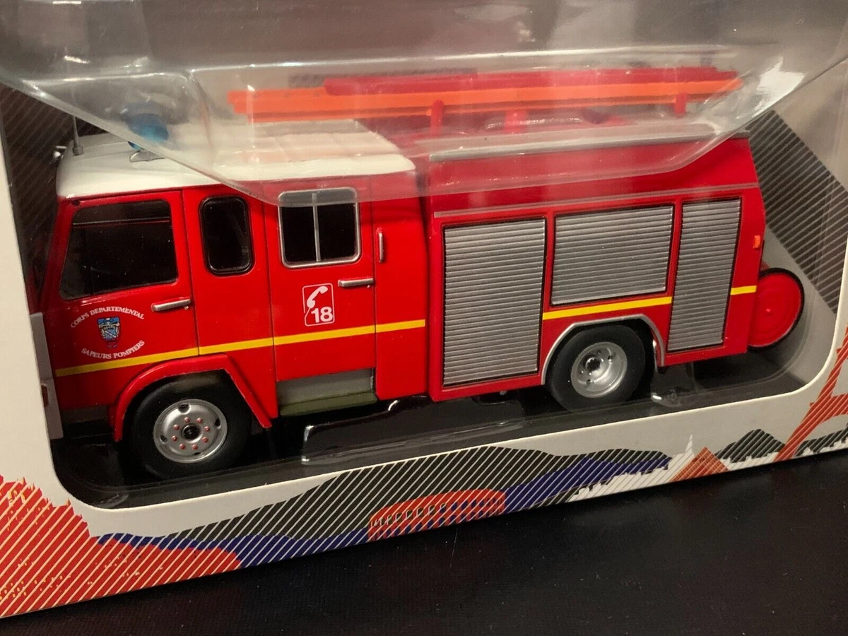 Norev 1/43 - Berliet GAK FPT Pompiers - Miniature Collection Avec Planche Décalques
