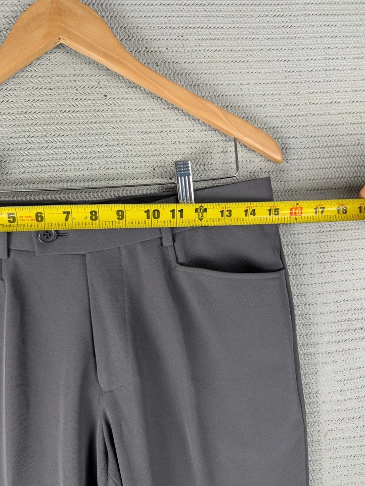 Mexx Hombre Pantalones Poliéster Mezcla Gris Pantalón Vestido Pantalón Talla 46 30X31 Foto 3 de 4