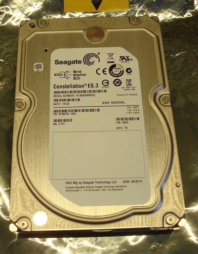 Disque dur Seagate 3 To SAS ST3000NM0023 Constellation ES.3 9ZM278-003 CV DELL 55H49