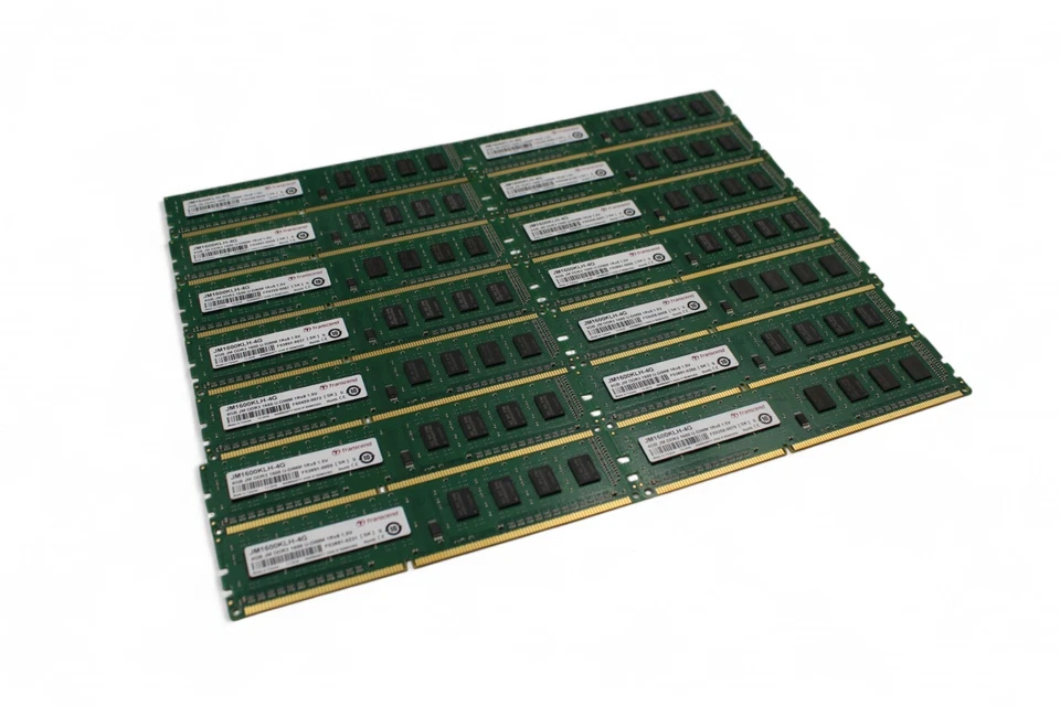 Lot of 18 x Transcend 4GB DDR3 1600MHz PC3-12800 U-DIMM Desktop RAM JM1600KLH-4G - Image 3 of 4
