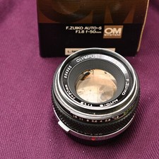 OLYMPUS OM-SYSTEM ZUIKO 50MM F1.8 IN ORIGINAL BOX/ COLLECTIBLE/ CHEAP