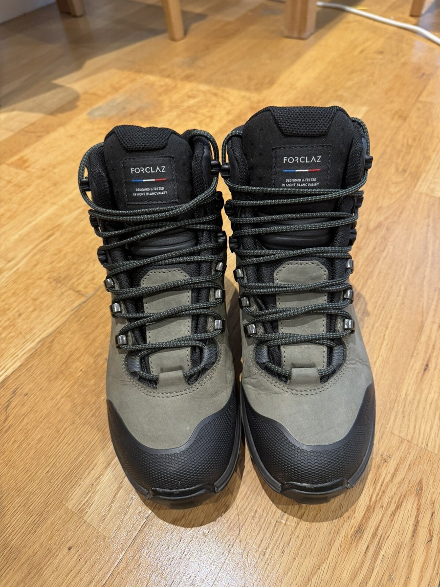 Waterproof Trekking Boots Leather Hiking Shoes Mt00 Wide Mens