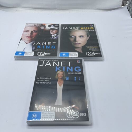 Janet King Complete Season 1-3 Boxset 1 2 3 Box Set DVD 2017 ABC Region 4 PAL M - Picture 1 of 4