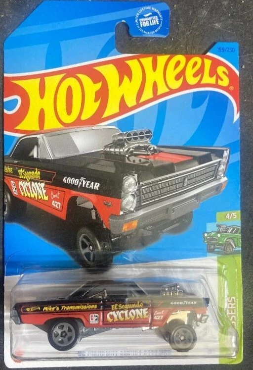 Hot Wheels 1965 Mercury Comet Cyclone 427ci Gasser NHRA DRAG RACING SIN USAR, EN CAJA Foto 3 de 4