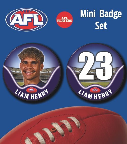 2023 AFL Fremantle Football Club HENRY, Liam eBay