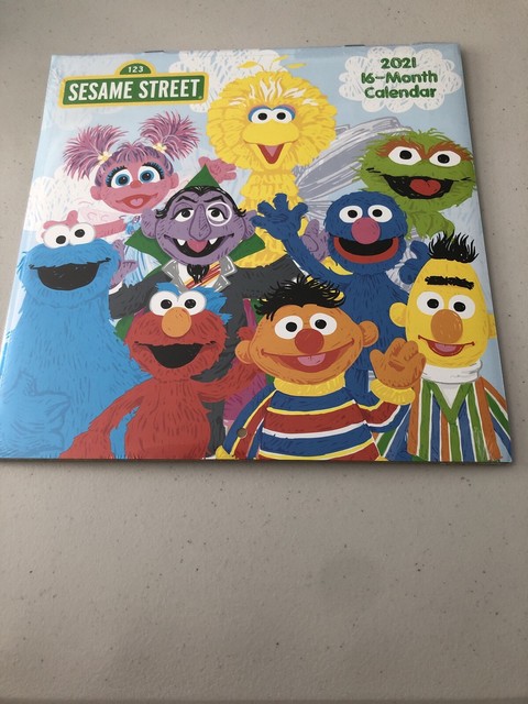 Sesame Street 2021 16 Month Wall Calendar 10"x10" for sale online | eBay