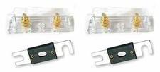 2 IMC Audio ANL Fuse Holder w/ 2 175 Amp Wafer Fuse Fits 0/2/4 Gauge Wire