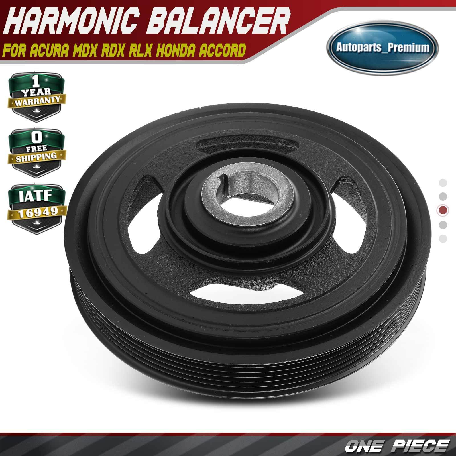 New Engine Harmonic Balancer for Acura MDX RDX RLX Honda Accord Odyssey
