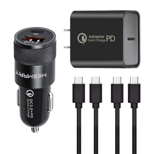 6FT Cable & 20W Fast Charging Type C Wall Charger For Samsung Galaxy S20 S22 S21 - Picture 36 of 53