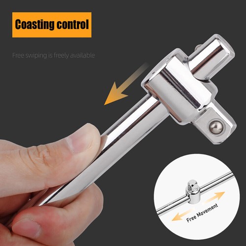 NEW Drive Ratchets 1/4" 3/8" 1/2" Sliding T-Handle Socket Breaker Bar Wrench - Picture 6 of 11