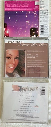 4 Lot MARIAH CAREY CD Never Too Far US PROMO, Glitter Japan Import & Merry Xmas - Picture 5 of 10