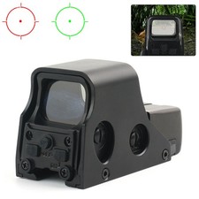 2x Red Green Dot Reflex Sight Scope 551 Tactical Holographic Optic 20mm Rail