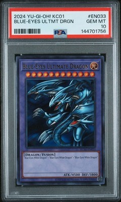 PSA 10 Blue-Eyes Ultimate Dragon 25th Kaiba Briefcase Set Yu-Gi-Oh