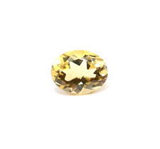 Natural Yellow Beryl Faceted Gemstone, Genuine Beryl Cut 1.80 Ct, 9X7 MM