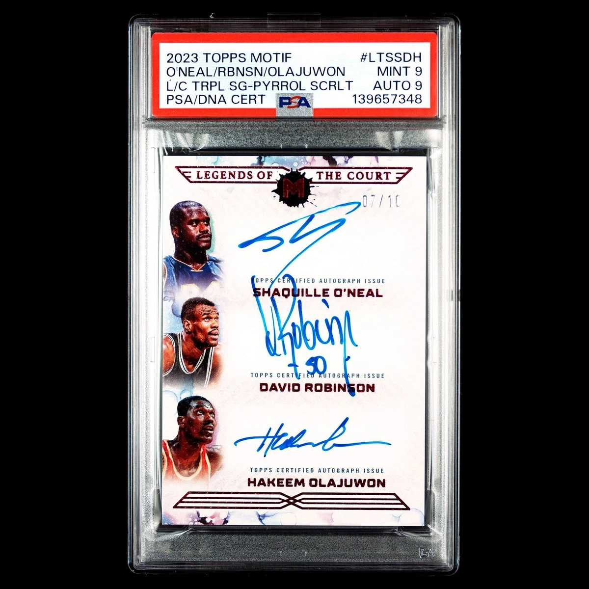 Topps David Robinson Basketball Autographed Sports Trading Cards 