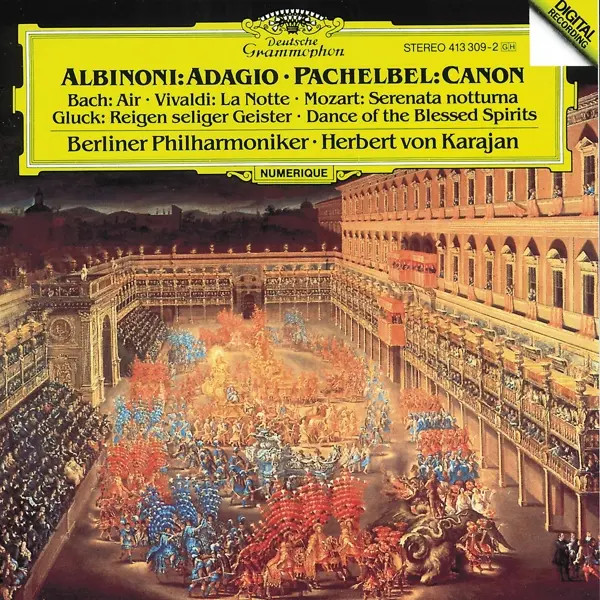 Karajan Dirigiert - Adagio & Canon | Albinoni/Pachelbel/Bach/Mozart/Gluck | CD-image