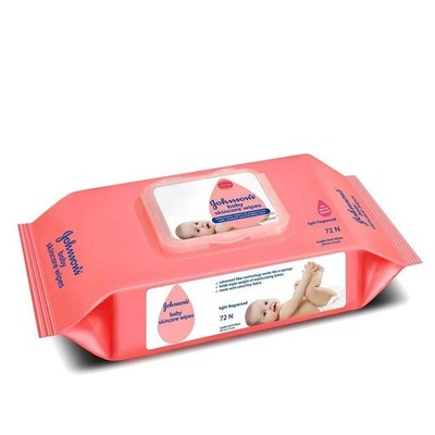 Johnson's Baby Wet Wipes Prevents Rashes & Redness, Moisturising Lotion 72 Wipes